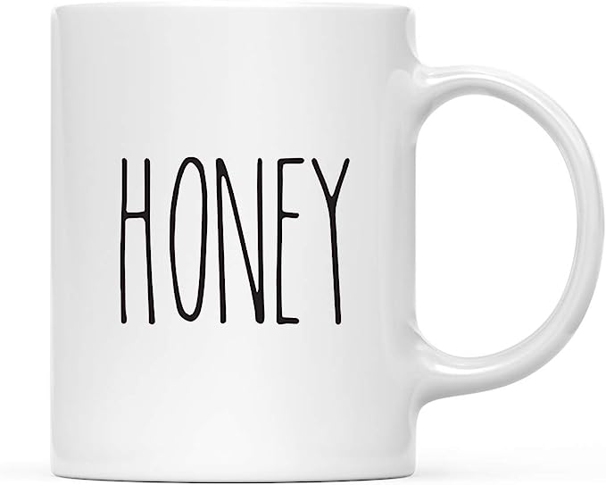 Ceramic Coffee Tea Mug Gift, Honey, 1-Pack, Includes Gift Box