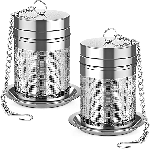 Tea Infusers for Loose Tea, (2 Pack)